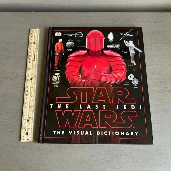 Star Wars The Last Jedi The Visual Dictionary Hardback Book Gift Age 8-12 Movie - Picture 1 of 5